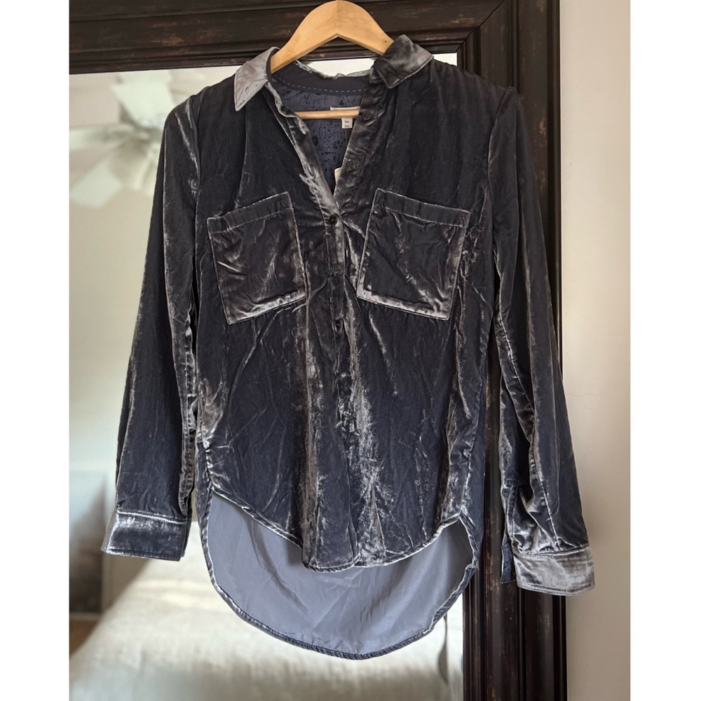 Anthropologie Pilcro Hadley Relaxed Buttondown Shirt New With Tags - Picture 2 of 2